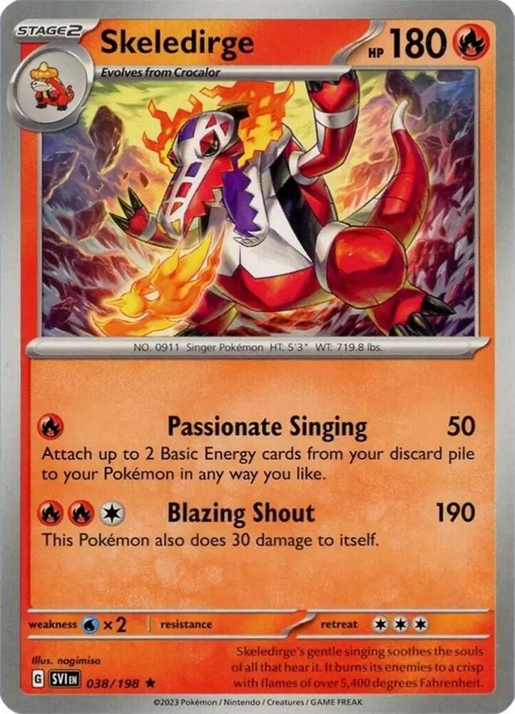 Skeledirge 038/198 (Deck Exclusives)  | Good Games Adelaide SA