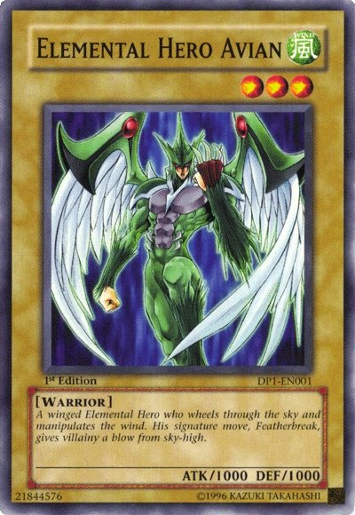 Elemental Hero Avian [DP1-EN001] Common | Good Games Adelaide SA
