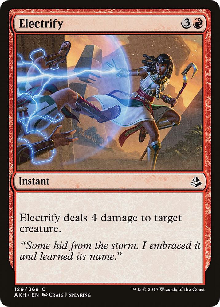 Electrify 129 (Amonkhet)  - Foil | Good Games Adelaide SA