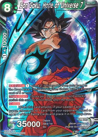 Son Goku, Hope of Universe 7 [TB1-052] | Good Games Adelaide SA