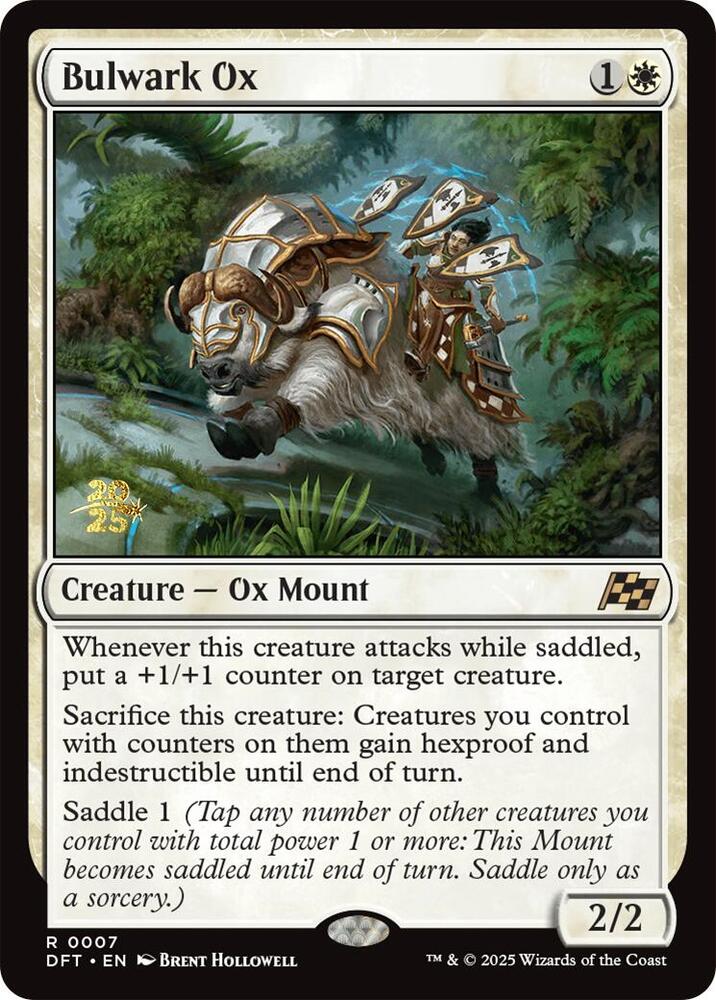 Bulwark Ox 7 (Prerelease Cards)  - Foil | Good Games Adelaide SA