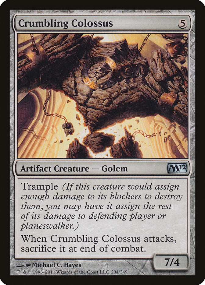 Crumbling Colossus 204 (Magic 2012 (M12))  - Foil | Good Games Adelaide SA