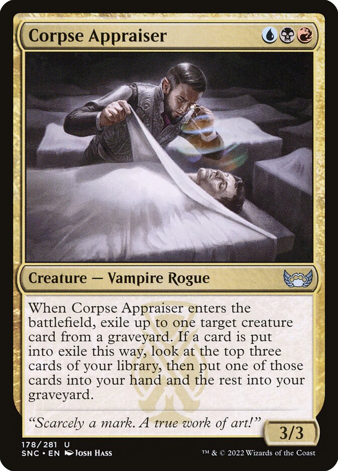 Corpse Appraiser 178 (Streets of New Capenna)  - Foil | Good Games Adelaide SA