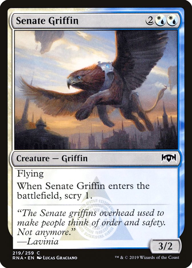 Senate Griffin 219 (Ravnica Allegiance)  | Good Games Adelaide SA