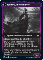 Henrika Domnathi // Henrika, Infernal Seer [Innistrad: Double Feature] | Good Games Adelaide SA