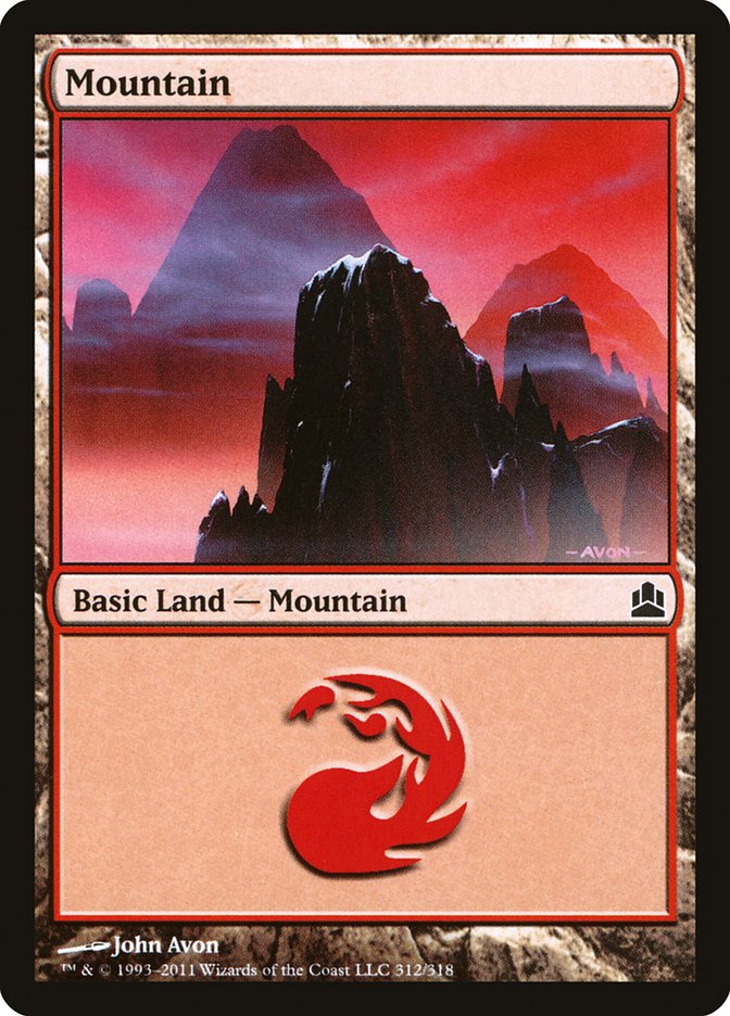 Mountain (312) [Commander 2011] | Good Games Adelaide SA