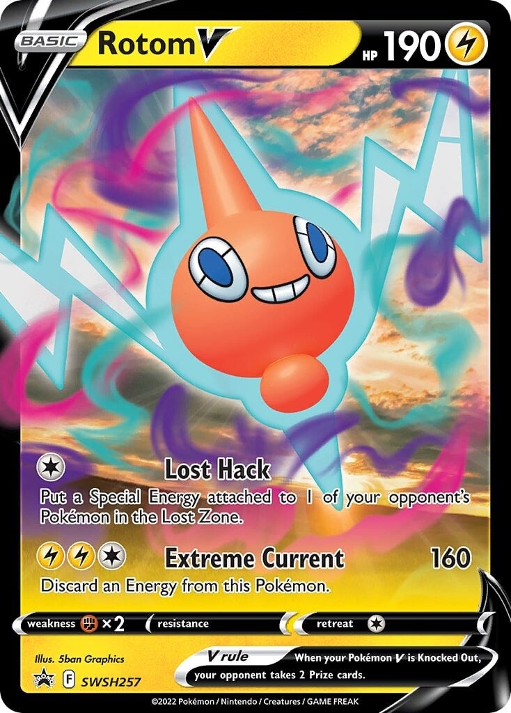Rotom V (SWSH257) [Sword & Shield: Black Star Promos] | Good Games Adelaide SA