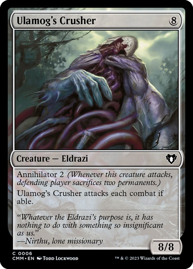 Ulamog's Crusher 6 (Commander Masters)  - Foil | Good Games Adelaide SA