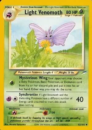 Light Venomoth (53/105) [Neo Destiny Unlimited] | Good Games Adelaide SA