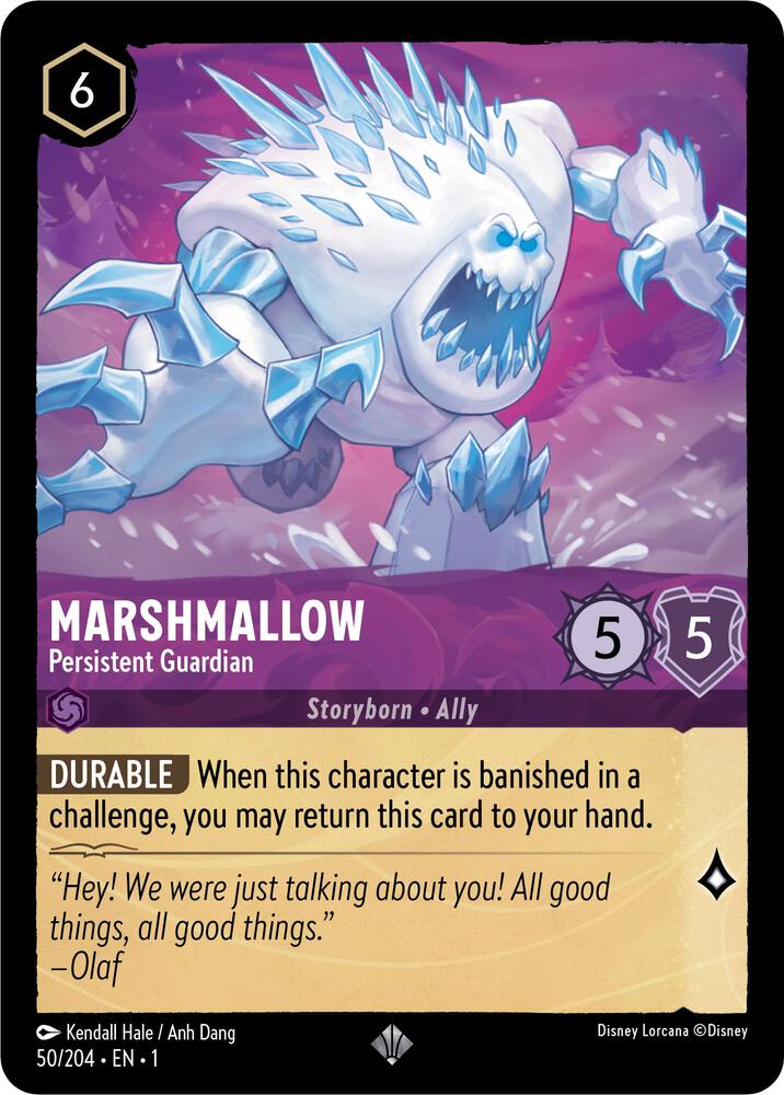 Marshmallow Persistent Guardian 50/204 (The First Chapter)  | Good Games Adelaide SA