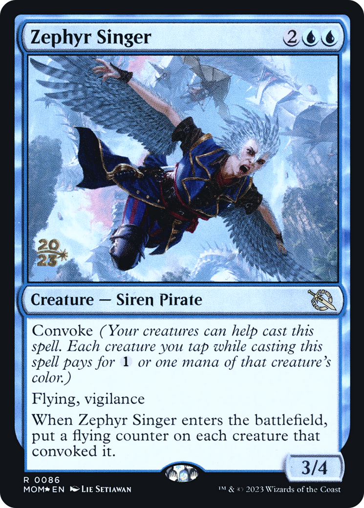 Zephyr Singer [March of the Machine Prerelease Promos] | Good Games Adelaide SA