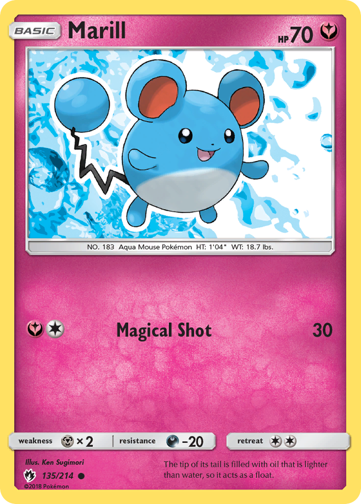 Marill (135/214) [Sun & Moon: Lost Thunder] | Good Games Adelaide SA