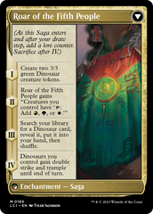 Huatli, Poet of Unity // Roar of the Fifth People [The Lost Caverns of Ixalan Prerelease Cards] | Good Games Adelaide SA