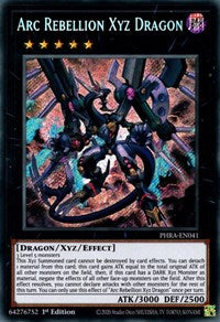 Arc Rebellion Xyz Dragon [PHRA-EN041] Secret Rare | Good Games Adelaide SA