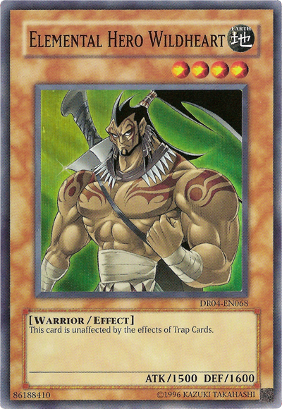 Elemental Hero Wildheart [DR04-EN068] Super Rare | Good Games Adelaide SA