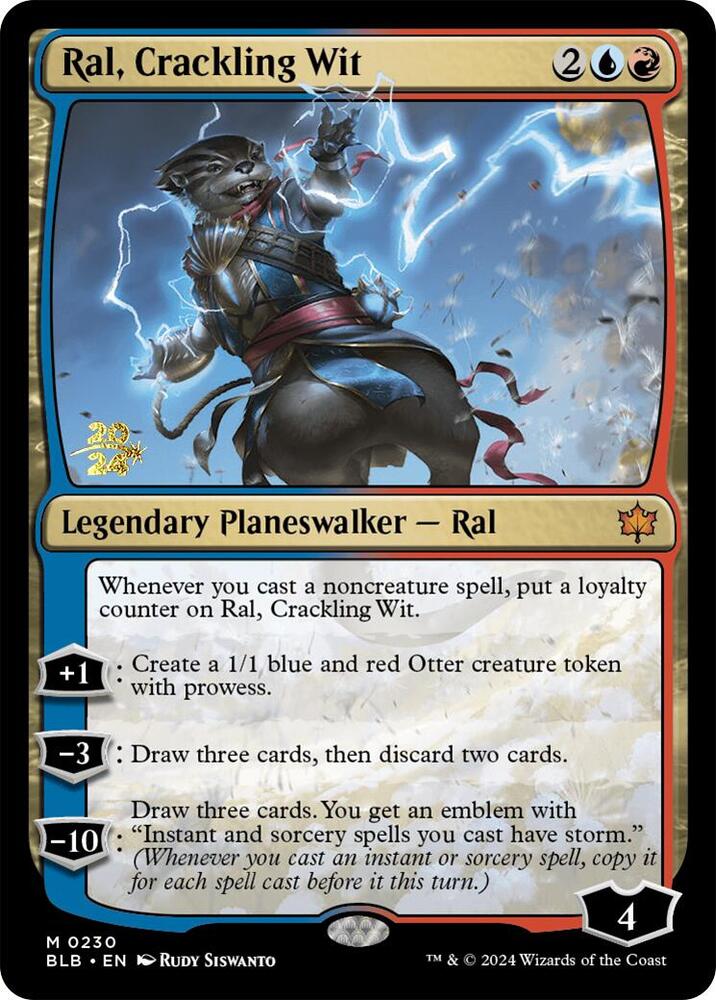 Ral Crackling Wit 230 (Prerelease Cards)  - Foil | Good Games Adelaide SA