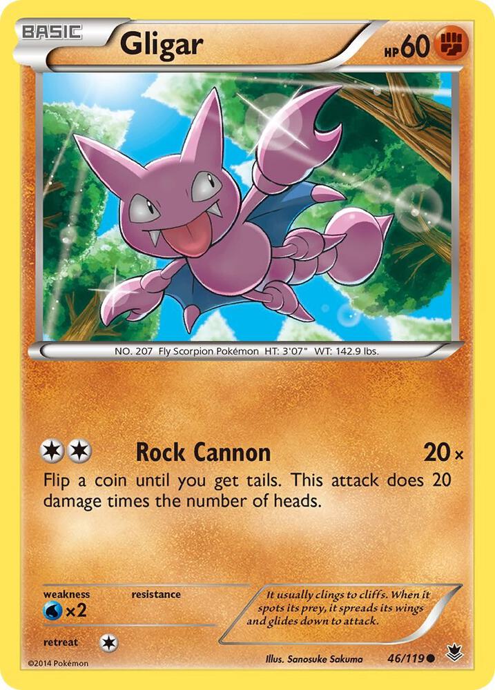 Gligar 46/119 (XY - Phantom Forces)  | Good Games Adelaide SA