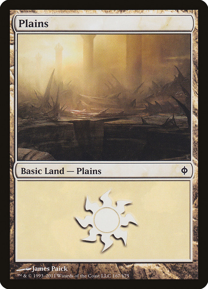 Plains (167) [New Phyrexia] | Good Games Adelaide SA