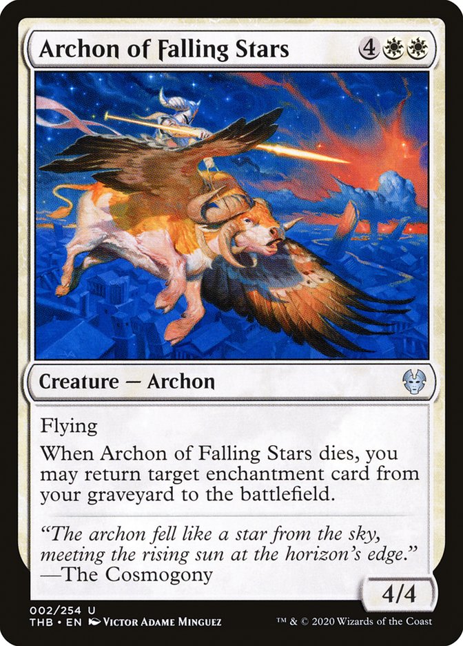 Archon of Falling Stars 2 (Theros Beyond Death)  - Foil | Good Games Adelaide SA