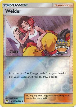 Welder (189a/214) (Regional Championship Promo Staff) [Sun & Moon: Unbroken Bonds] | Good Games Adelaide SA