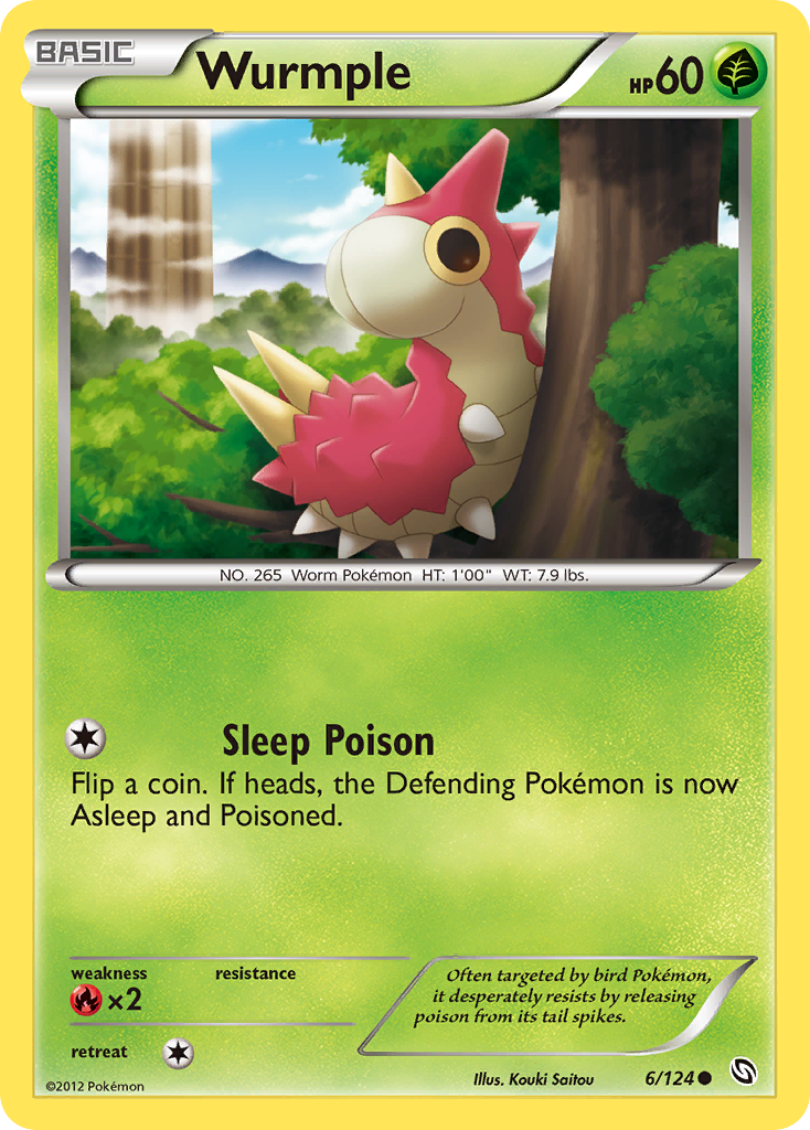 Wurmple (6/124) [Black & White: Dragons Exalted] | Good Games Adelaide SA