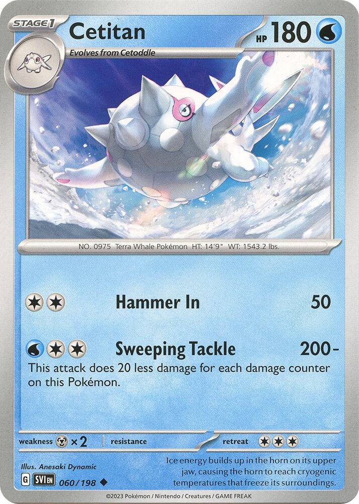 Cetitan 060/198 (SV01: Scarlet & Violet Base Set)  | Good Games Adelaide SA