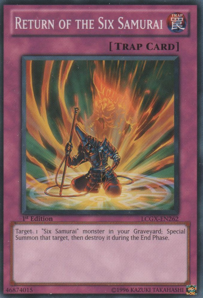 Return of the Six Samurai [LCGX-EN262] Common | Good Games Adelaide SA