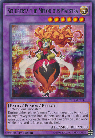 Schuberta the Melodious Maestra [CROS-EN039] Rare | Good Games Adelaide SA