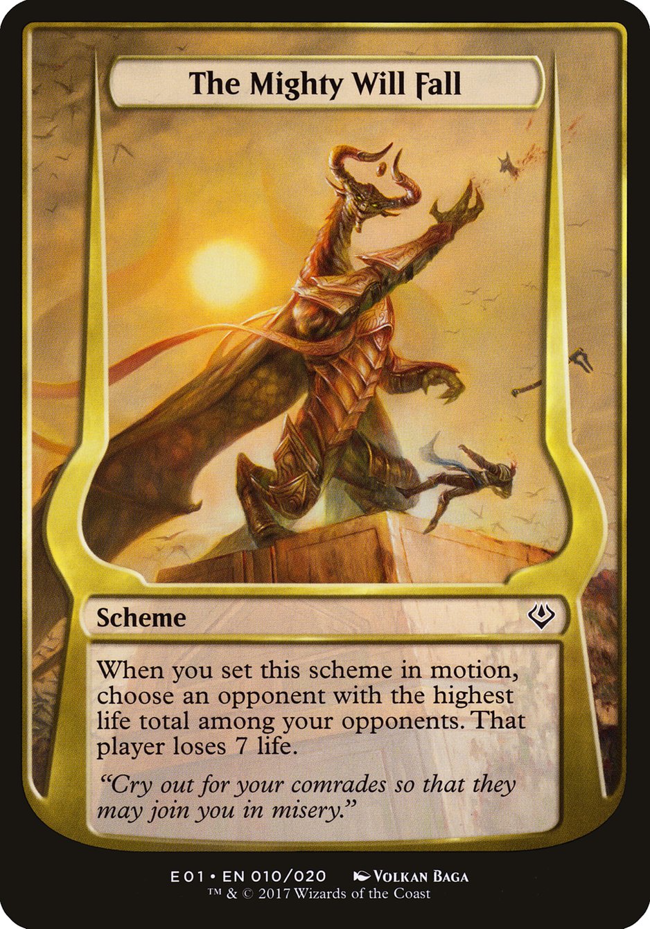 The Mighty Will Fall (Archenemy: Nicol Bolas) [Archenemy: Nicol Bolas Schemes] | Good Games Adelaide SA