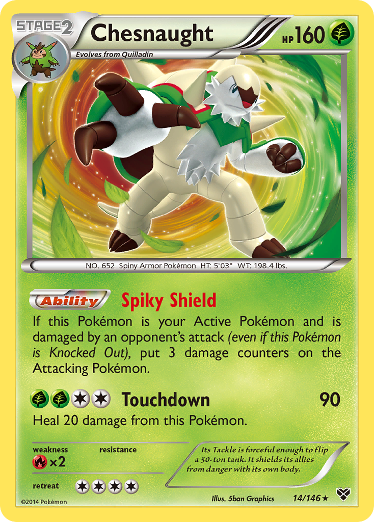 Chesnaught (14/146) [XY: Base Set] | Good Games Adelaide SA