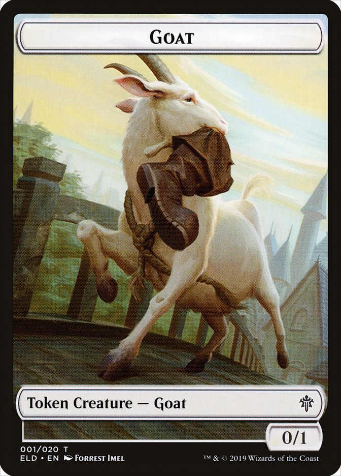 Goat [Throne of Eldraine Tokens] | Good Games Adelaide SA