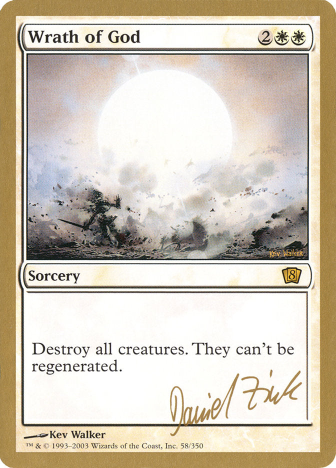 Wrath of God (Daniel Zink) [World Championship Decks 2003] | Good Games Adelaide SA