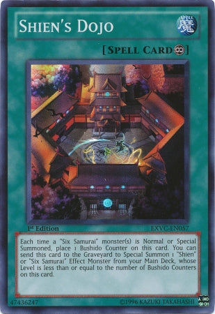 Shien's Dojo [EXVC-EN057] Super Rare | Good Games Adelaide SA