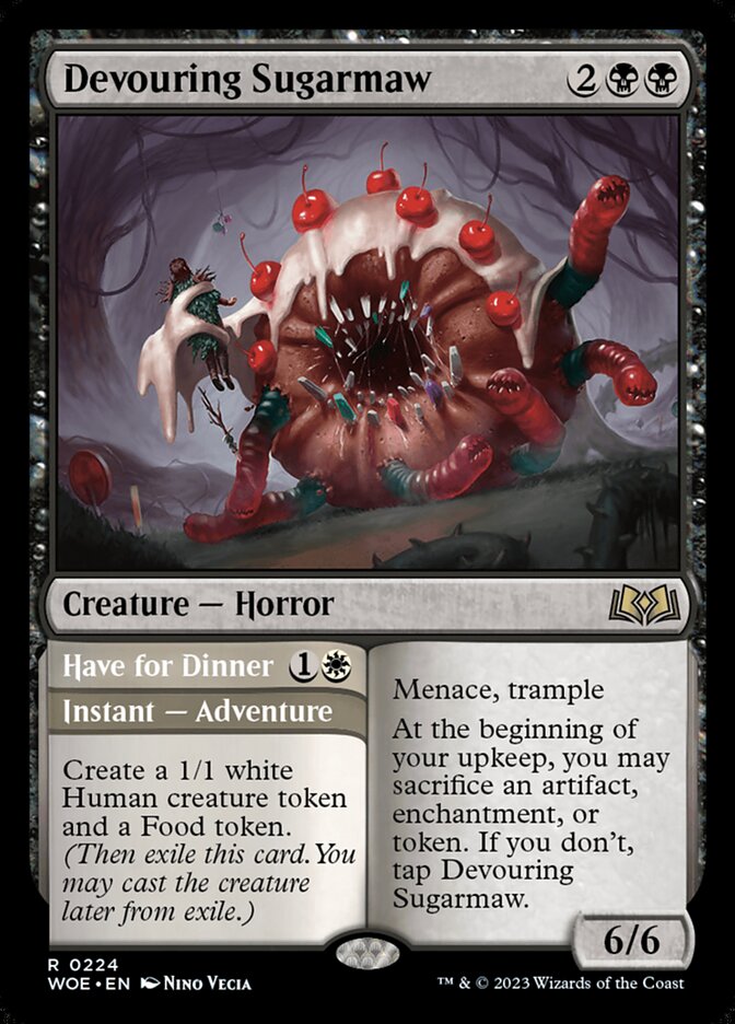 Devouring Sugarmaw // Have for Dinner 224 (Wilds of Eldraine)  | Good Games Adelaide SA