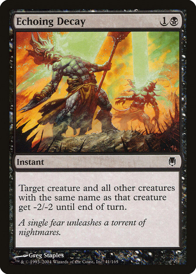 Echoing Decay 41 (Darksteel)  - Foil | Good Games Adelaide SA