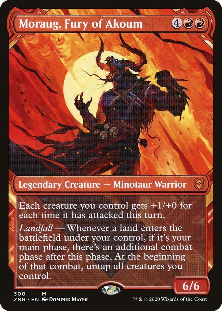 Moraug, Fury of Akoum 300 (Zendikar Rising)  - Foil | Good Games Adelaide SA