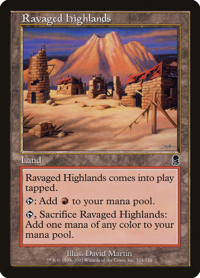 Ravaged Highlands 324 (Odyssey)  - Foil | Good Games Adelaide SA
