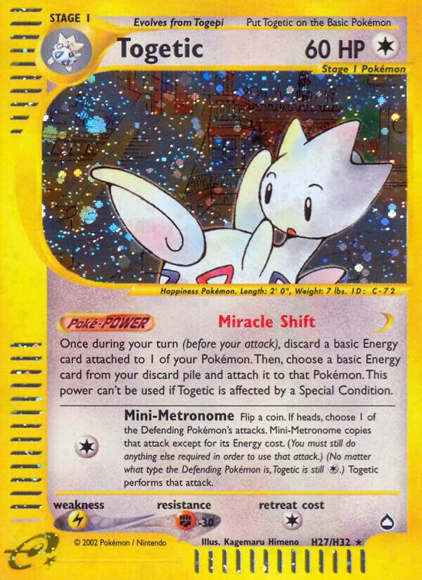 Togetic H27 H27/H32 (Aquapolis)  - Holofoil | Good Games Adelaide SA