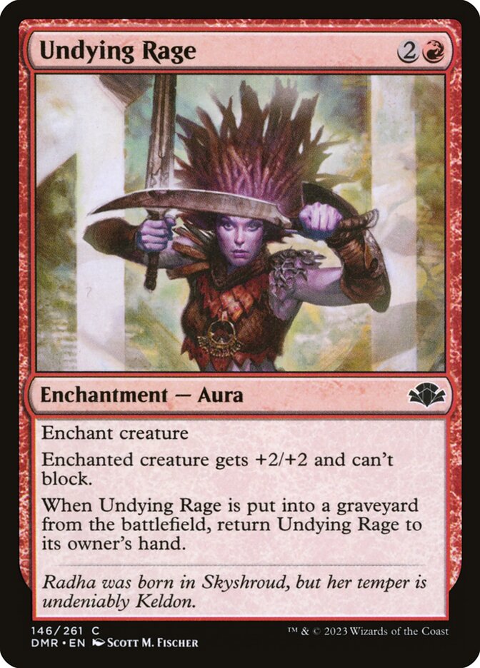Undying Rage 146 (Dominaria Remastered)  | Good Games Adelaide SA