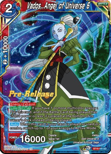 Vados, Angel of the Universe 6 (BT16-141) [Realm of the Gods Prerelease Promos] | Good Games Adelaide SA