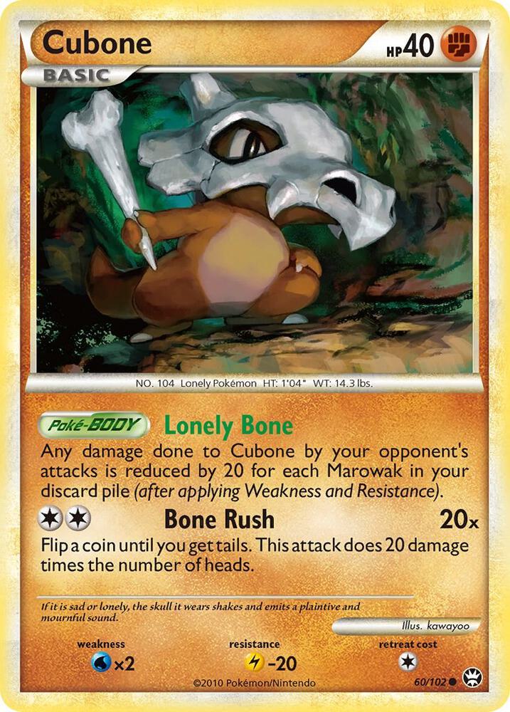 Cubone 60/102 (Triumphant)  | Good Games Adelaide SA
