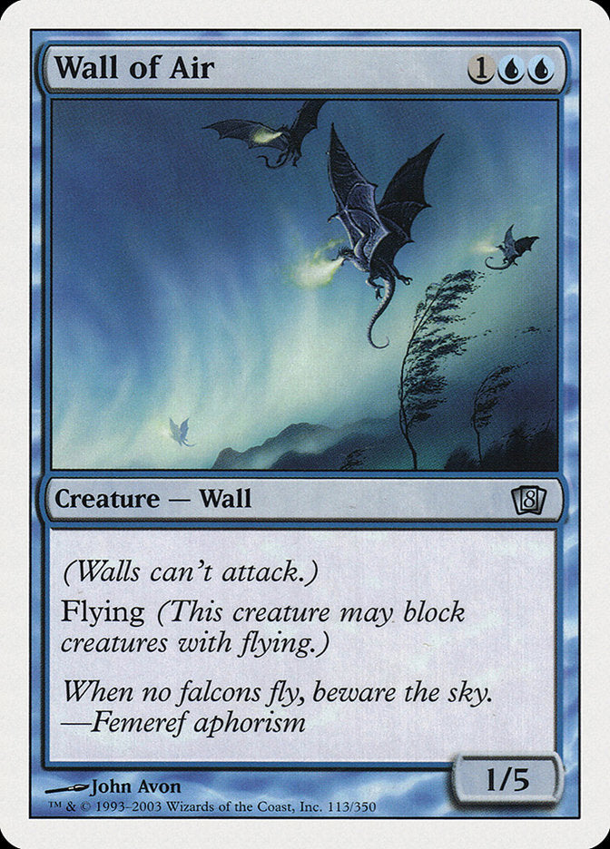 Wall of Air [Eighth Edition] | Good Games Adelaide SA