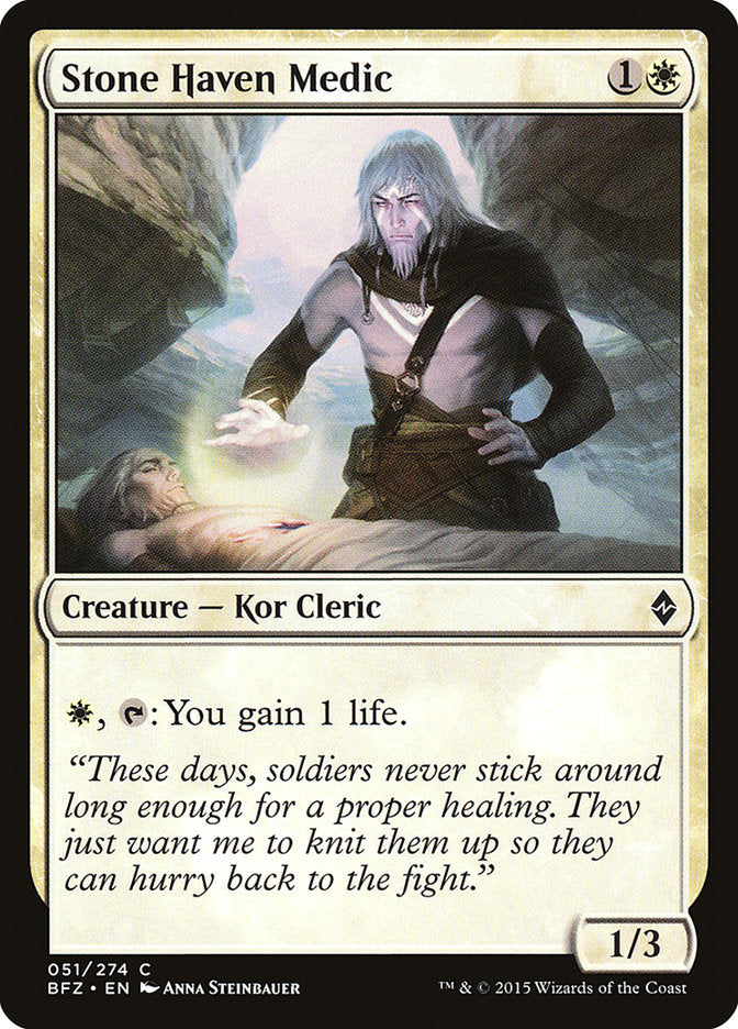 Stone Haven Medic [Battle for Zendikar] | Good Games Adelaide SA