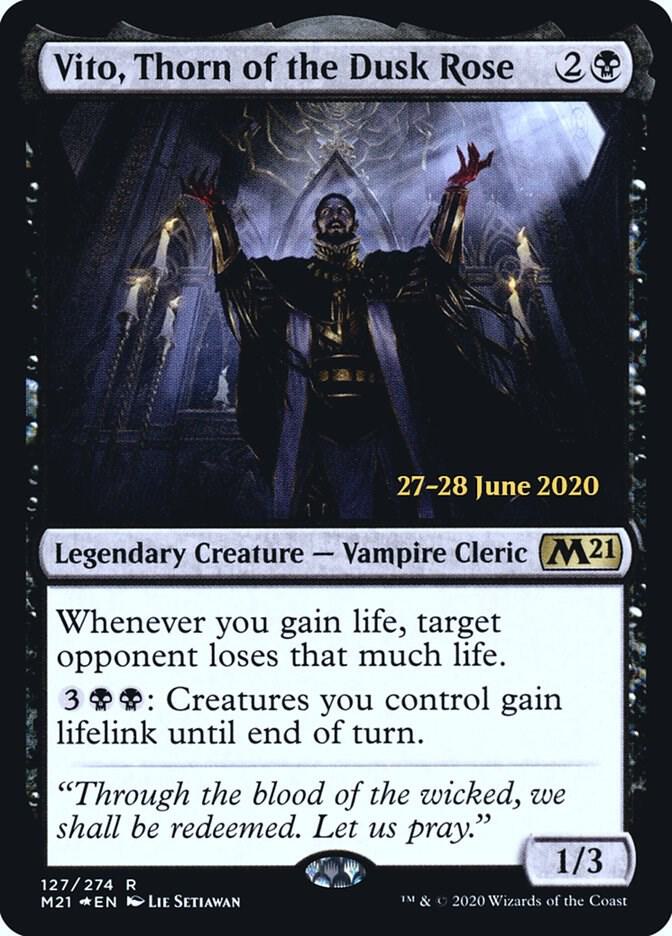 Vito Thorn of the Dusk Rose 127 (Prerelease Cards)  - Foil | Good Games Adelaide SA