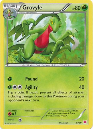 Grovyle (27/30) [XY: Trainer Kit 2 - Latias] | Good Games Adelaide SA