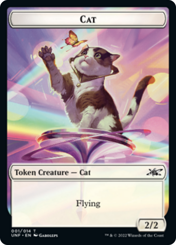 Cat // Food (10) Double-sided Token [Unfinity Tokens] | Good Games Adelaide SA