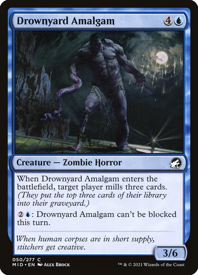 Drownyard Amalgam 50 (Innistrad: Midnight Hunt)  - Foil | Good Games Adelaide SA