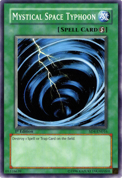 Mystical Space Typhoon [SD4-EN016] Common | Good Games Adelaide SA