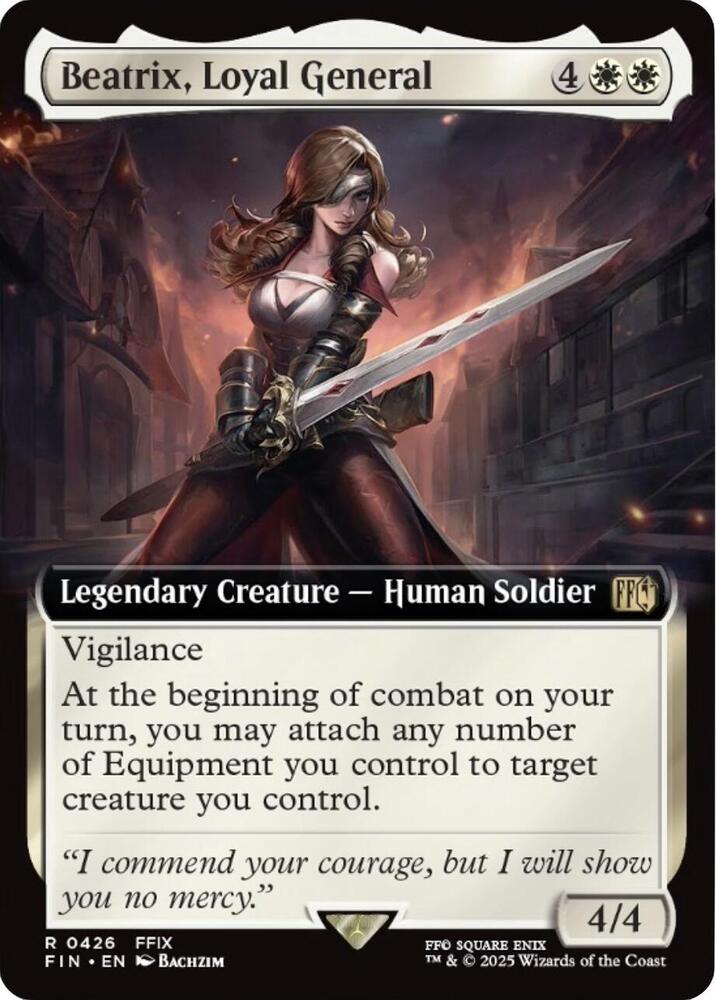 Beatrix, Loyal General 426 (FINAL FANTASY)  - Extended Art  | Good Games Adelaide SA