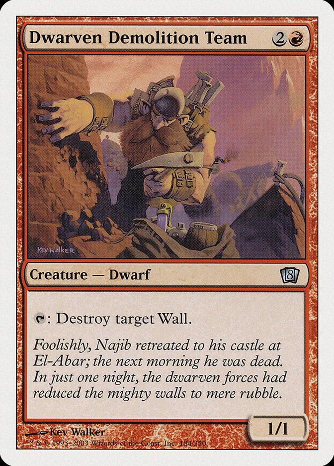Dwarven Demolition Team 184 (8th Edition)  | Good Games Adelaide SA